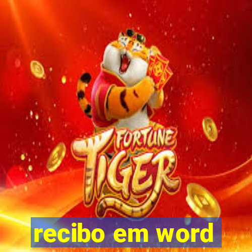 recibo em word